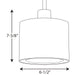 Progress Lighting Invite Collection One-Light Mini-Pendant (P5110-09)