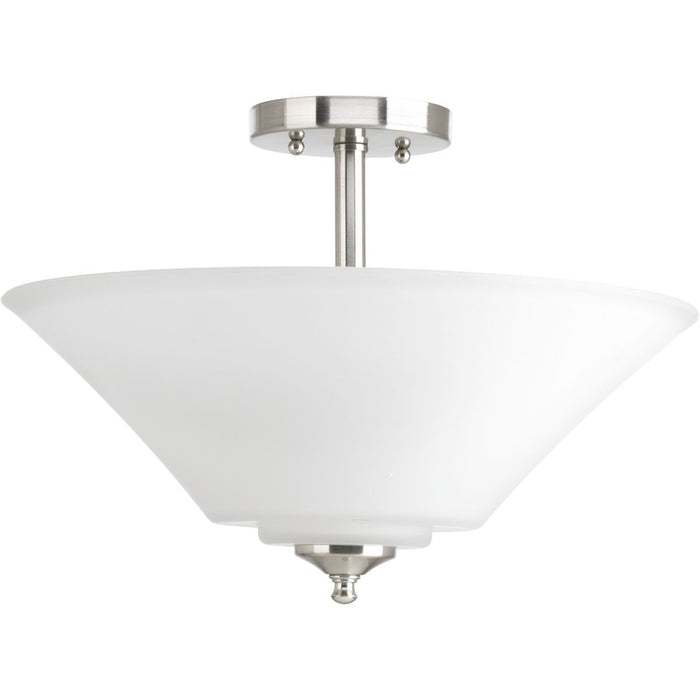 Progress Lighting Joy Collection Three-Light 16-5/8 Inch Semi-Flush Convertible (P3864-09)