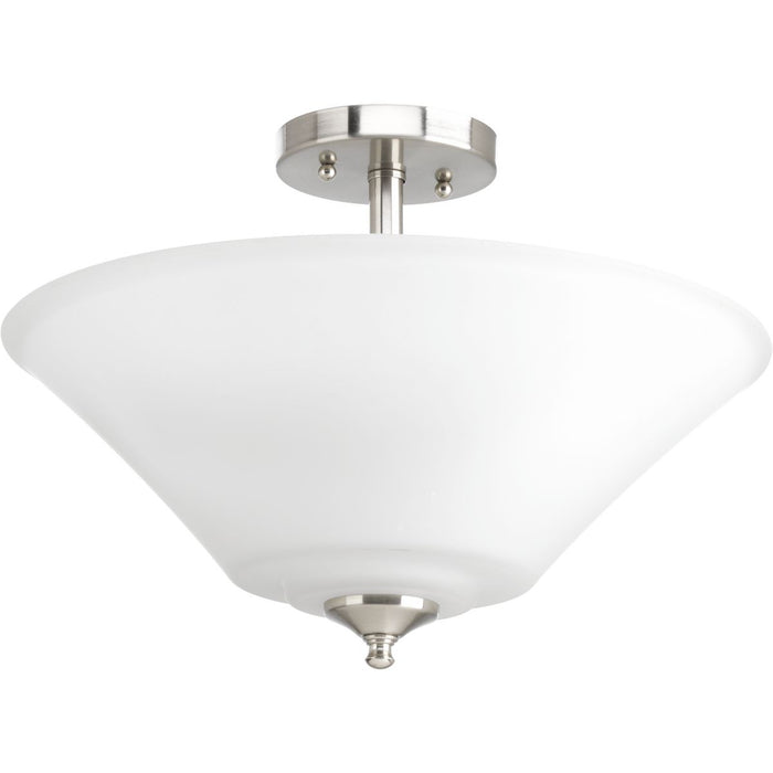 Progress Lighting Joy Collection Three-Light 16-5/8 Inch Semi-Flush Convertible (P3864-09)