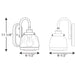 Progress Lighting Judson One-Light Bath And Vanity (P300080-104)