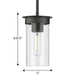 Progress Lighting Kellwyn Collection 1 Light 60W Medium Base Mini-Pendant Fixture (P500314-031)
