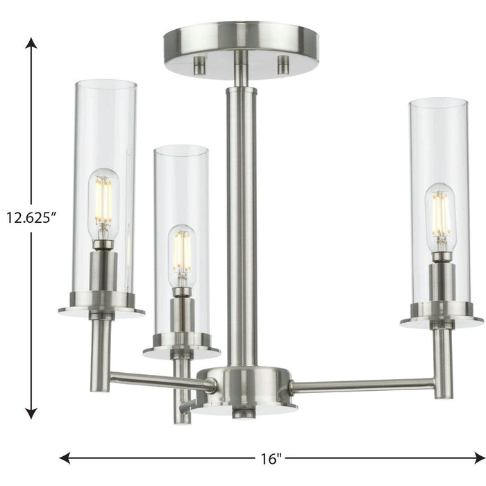 Progress Lighting Kellwyn Collection 3 Light 60W Candelabra Base Chandelier (P400250-009)