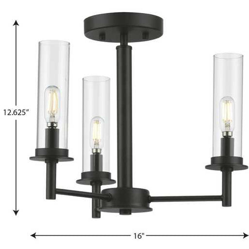 Progress Lighting Kellwyn Collection 3 Light 60W Candelabra Base Chandelier (P400250-031)