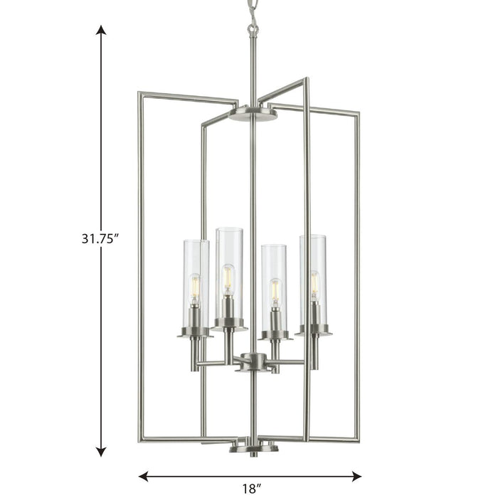 Progress Lighting Kellwyn Collection 4 Light 60W Candelabra Base Hall And Foyer Fixture (P500315-009)