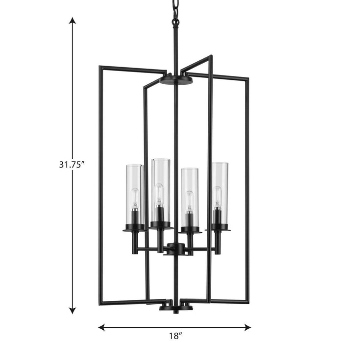 Progress Lighting Kellwyn Collection 4 Light 60W Candelabra Base Hall And Foyer Fixture (P500315-031)