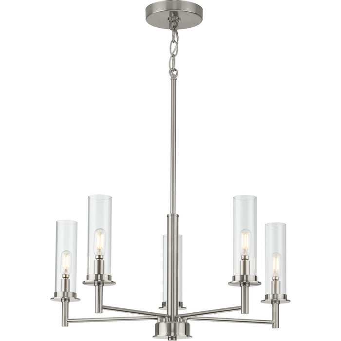 Progress Lighting Kellwyn Collection 5 Light 60W Candelabra Base Chandelier (P400251-009)