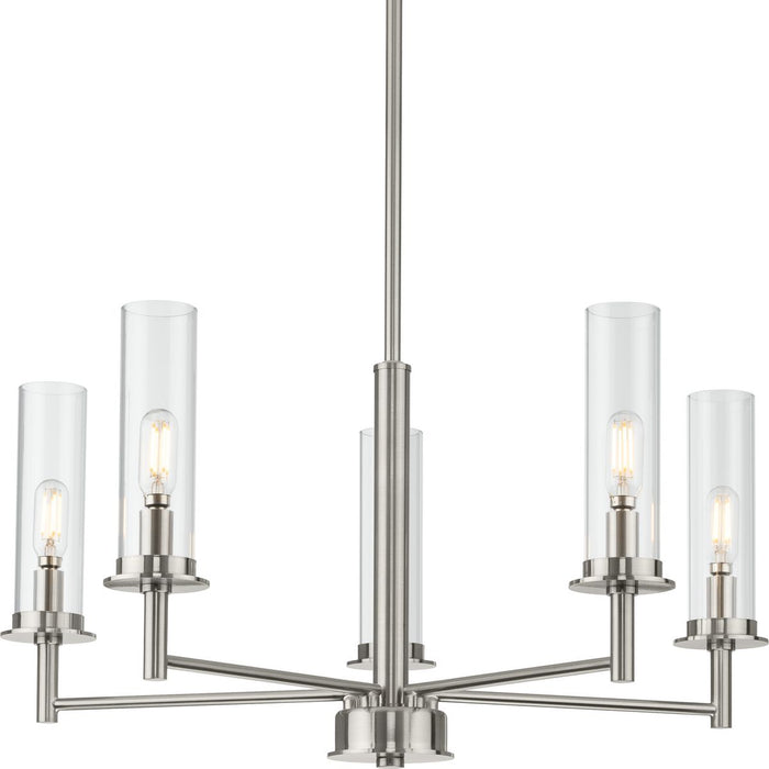 Progress Lighting Kellwyn Collection 5 Light 60W Candelabra Base Chandelier (P400251-009)
