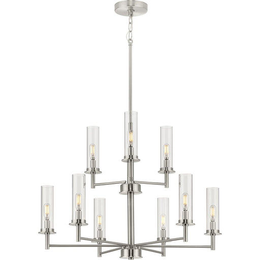 Progress Lighting Kellwyn Collection 9 Light 60W Candelabra Base Chandelier (P400252-009)