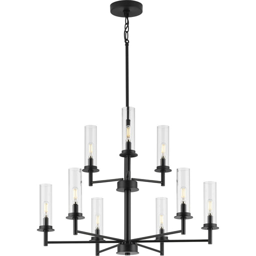 Progress Lighting Kellwyn Collection 9 Light 60W Candelabra Base Chandelier (P400252-031)