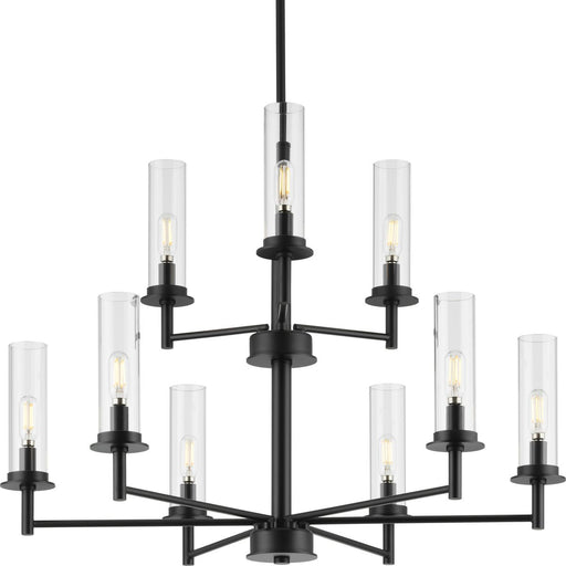 Progress Lighting Kellwyn Collection 9 Light 60W Candelabra Base Chandelier (P400252-031)