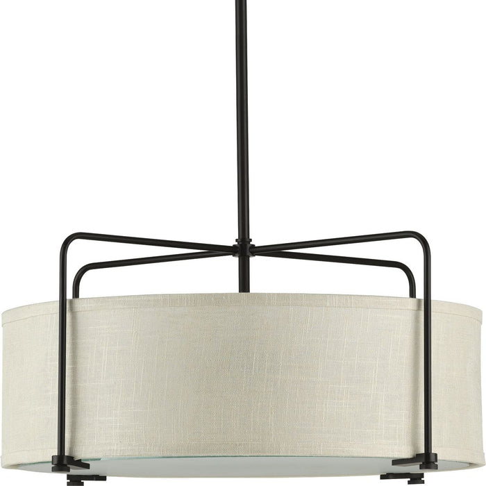 Progress Lighting Kempsey Collection Three-Light Semi-Flush Convertible (P350110-020)