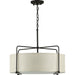 Progress Lighting Kempsey Collection Three-Light Semi-Flush Convertible (P350110-020)