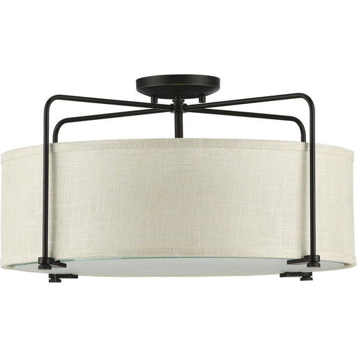 Progress Lighting Kempsey Collection Three-Light Semi-Flush Convertible (P350110-020)