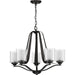 Progress Lighting Kene Collection Graphite Five-Light Chandelier (P400095-143)