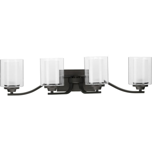 Progress Lighting Kene Collection Graphite Four-Light Bath (P300123-143)