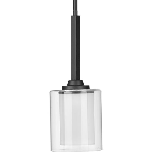 Progress Lighting Kene Collection Graphite One-Light Mini-Pendant (P500103-143)