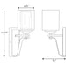 Progress Lighting Kene Collection Graphite One-Light Wall Bracket (P300120-143)