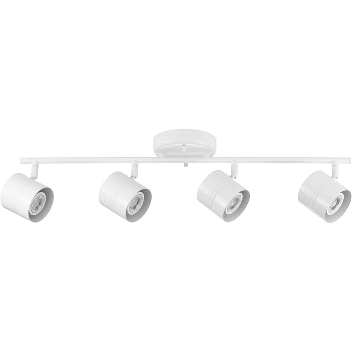 Progress Lighting Kitson Collection Satin White Four-Head Multi-Directional Track (P900014-028)