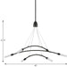 Progress Lighting Kylo Collection 6 Light LED Chandelier (P400263-031-30)