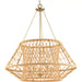 Progress Lighting Laila Collection 60W Five-Light Chandelier Vintage Brass (P400324-163)