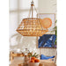 Progress Lighting Laila Collection 60W Four-Light Chandelier Vintage Brass (P400323-163)