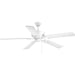 Progress Lighting Lakehurst Collection 60 Inch Indoor/Outdoor Five-Blade Ceiling Fan (P2562-30)