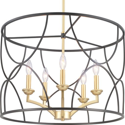 Progress Lighting Landree Collection Five-Light Chandelier (P400178-031)