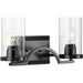 Progress Lighting Lassiter Collection Black Two-Light Bath (P300257-031)