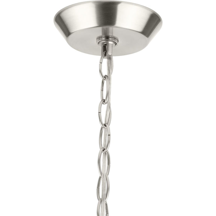 Progress Lighting Lassiter Collection Five-Light Brushed Nickel Chandelier (P400197-009)
