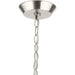 Progress Lighting Lassiter Collection Five-Light Brushed Nickel Chandelier (P400197-009)
