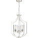 Progress Lighting Lassiter Collection Three-Light Brushed Nickel Foyer (P500209-009)