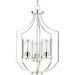 Progress Lighting Lassiter Collection Three-Light Brushed Nickel Foyer (P500209-009)
