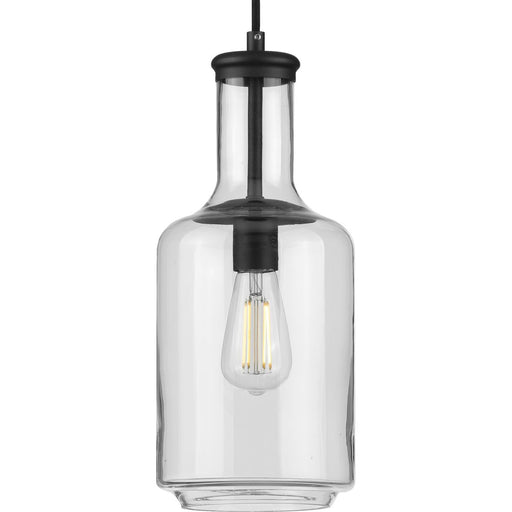 Progress Lighting Latrobe Collection Black One-Light Pendant (P500229-031)