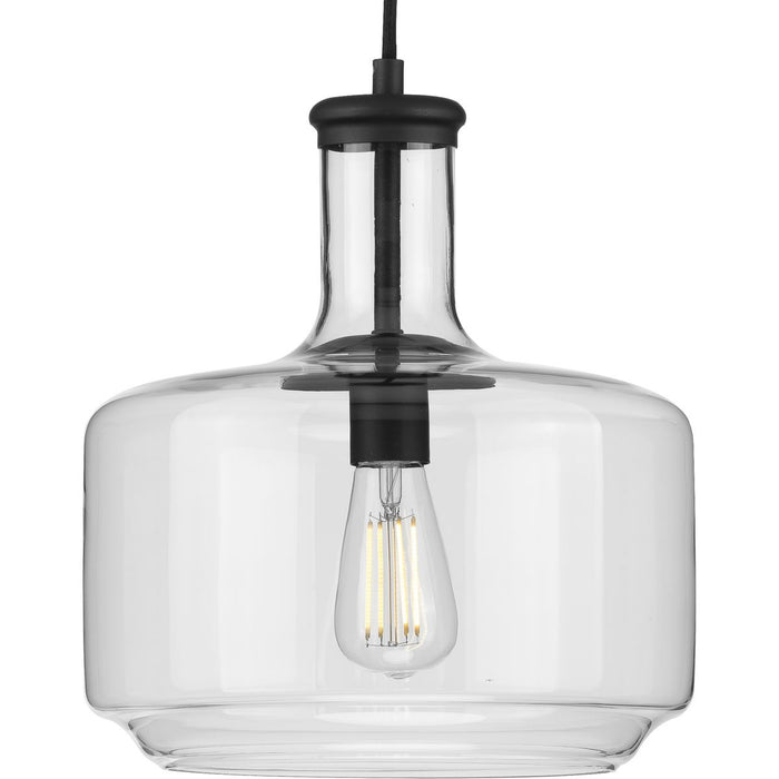 Progress Lighting Latrobe Collection Black One-Light Pendant (P500231-031)