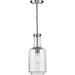 Progress Lighting Latrobe Collection Brushed Nickel One-Light Pendant (P500229-009)