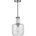 Progress Lighting Latrobe Collection Brushed Nickel One-Light Pendant (P500230-009)
