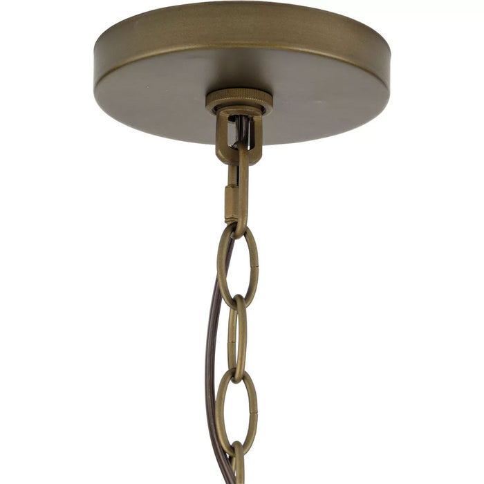 Progress Lighting Lattimore Collection 60W Five-Light Chandelier Aged Brass (P400320-161)