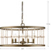 Progress Lighting Lattimore Collection 60W Five-Light Chandelier Aged Brass (P400320-161)