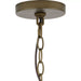 Progress Lighting Lattimore Collection 60W One-Light Mini-Pendant Aged Brass (P500417-161)
