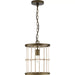 Progress Lighting Lattimore Collection 60W One-Light Mini-Pendant Aged Brass (P500417-161)