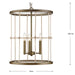 Progress Lighting Lattimore Collection 60W Three-Light Foyer Aged Brass (P500418-161)