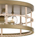 Progress Lighting Lattimore Collection 60W Two-Light Flush Mount Aged Brass (P350241-161)