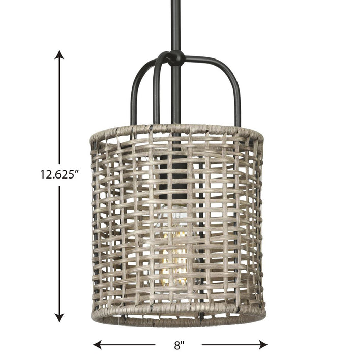 Progress Lighting Lavelle Collection 1 Light 60W Medium Base Mini-Pendant Fixture (P500307-031)