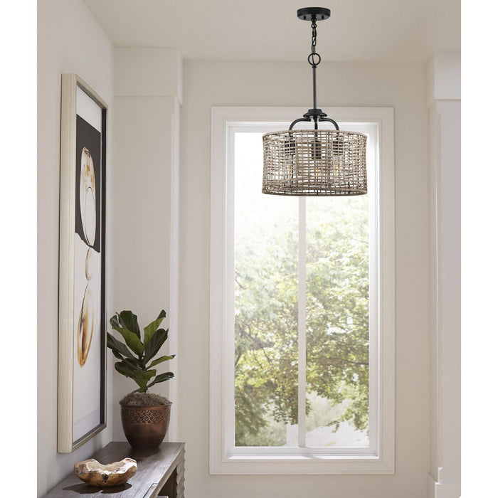 Progress Lighting Lavelle Collection 3 Light 60W Medium Base Semi-Flush Convertible Close To Ceiling Fixture (P350183-031)
