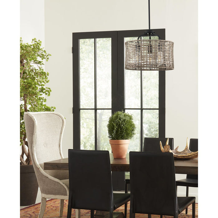 Progress Lighting Lavelle Collection 3 Light 60W Medium Base Semi-Flush Convertible Close To Ceiling Fixture (P350183-031)