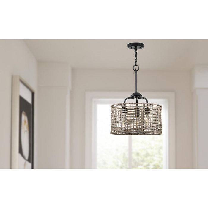 Progress Lighting Lavelle Collection 3 Light 60W Medium Base Semi-Flush Convertible Close To Ceiling Fixture (P350183-031)