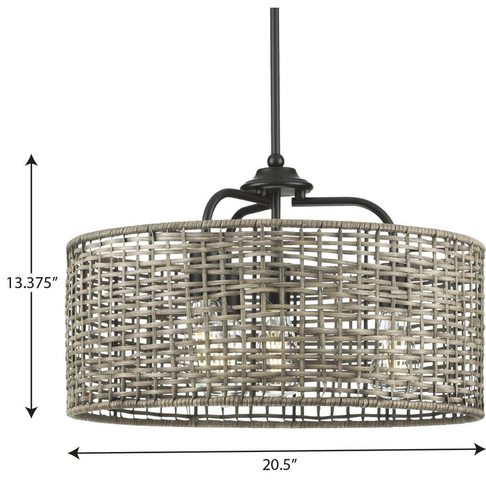Progress Lighting Lavelle Collection 4 Light 60W Medium Base Pendant Fixture (P500308-031)