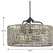 Progress Lighting Lavelle Collection 4 Light 60W Medium Base Pendant Fixture (P500308-031)