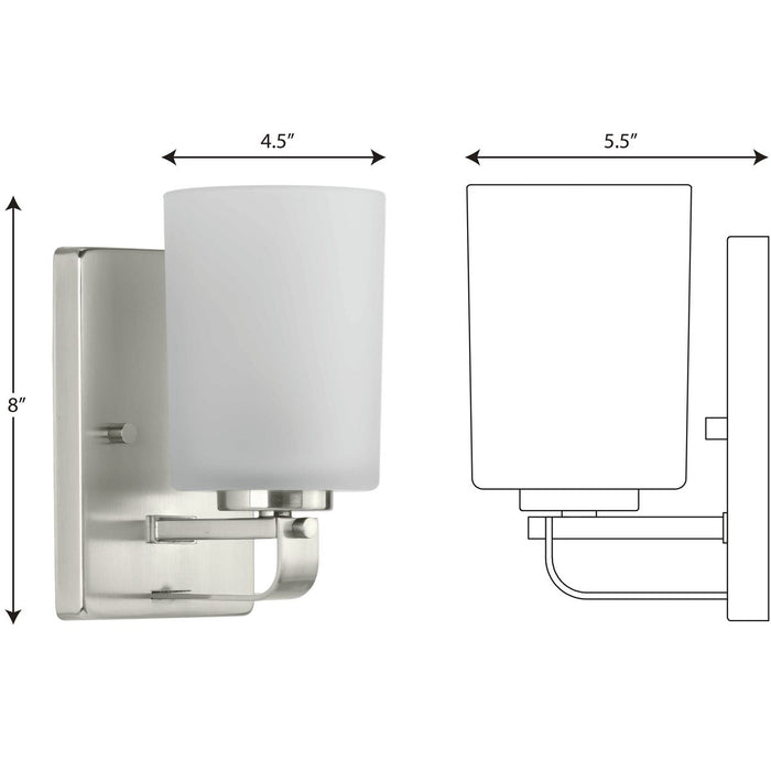 Progress Lighting League Collection 1 Light 100W Medium Base Bath And Vanity Fixture (P300341-009)