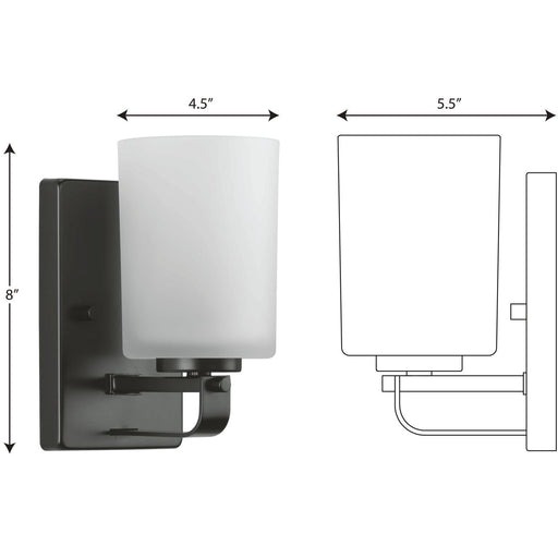 Progress Lighting League Collection 1 Light 100W Medium Base Bath And Vanity Fixture (P300341-31M)